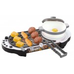 Set Gratar Barbecue Grill SPrey cu Lumni LED si Sunete cu 69 accesorii de jucarie pentru bucatarie copii Set Gratar Barbecue Grill SPrey cu Lumni LED si Sunete cu 69 accesorii de jucarie pentru bucatarie copii